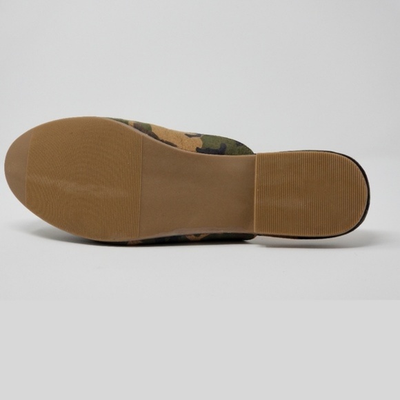 Women Slip-on Mules Slippers, HK-7083, Dark Green - Picture 4 of 4